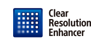 Логотип технології покращення роздільної здатності Clear Resolution Enhancer