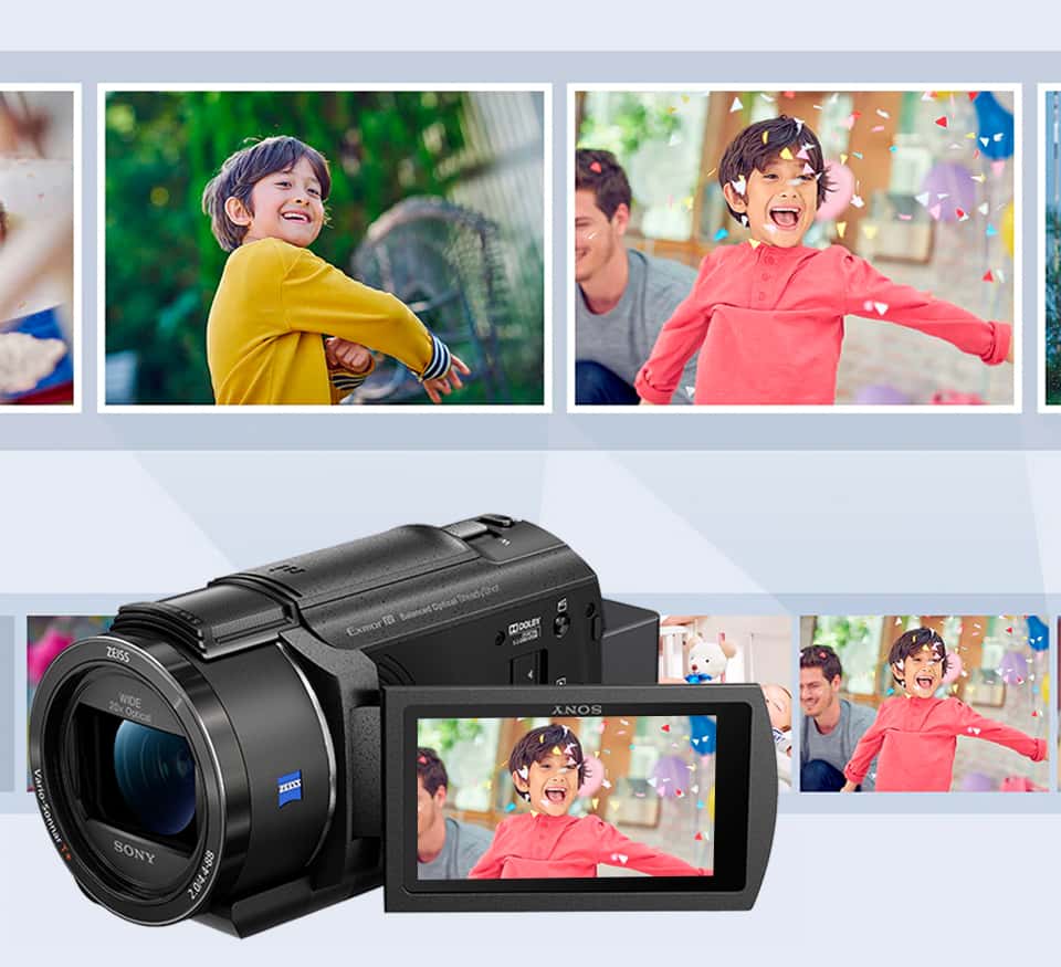 Handycam FDR-AX43 із CMOS-матрицею Exmor R™ | Sony Ukraine