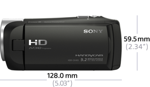Маленька портативна HD-відеокамера | HDR-CX405 | Sony Ukraine