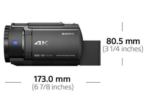 Handycam FDR-AX43 із CMOS-матрицею Exmor R™ | Sony Ukraine