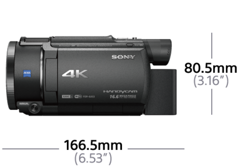 Handycam® AX53 4K із матрицею Exmor R® CMOS | FDR-AX53 | Sony Ukraine
