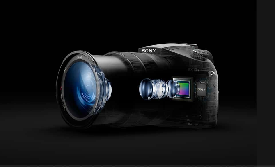 RX10 III з об'єктивом зі збільшенням 24-600 мм і широкою